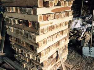 Gỗ Kê Chèn Lót Vuông : 80x90x1200 mm