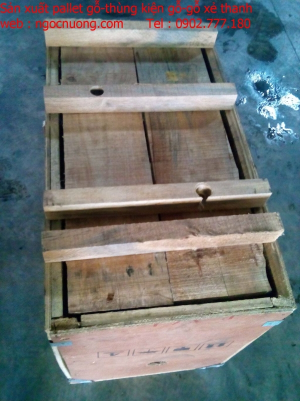 Pallet gỗ kê hàng thực phẩm