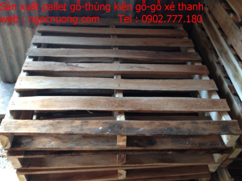 Pallet gỗ kê hàng nhựa PE