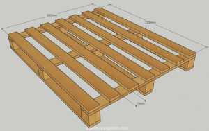 Pallet 800x1200 hệ 8 - Khe hở rộng 73