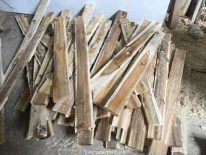 gỗ 24x120x1000 thanh phay vát chân pallet