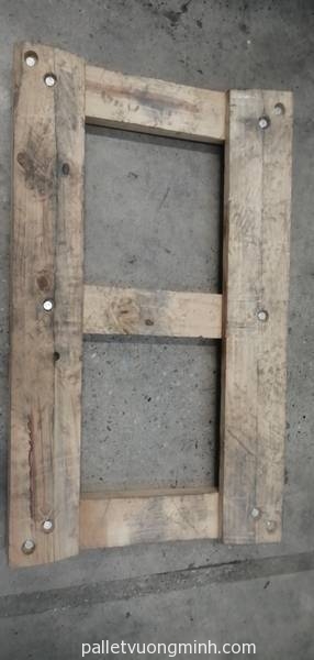 Pallet VM Kê Tôn Cuộn Nằm 600x1000x100 Đế 50 Gỗ Tràm Kê Hàng Tôn Cuộn tole